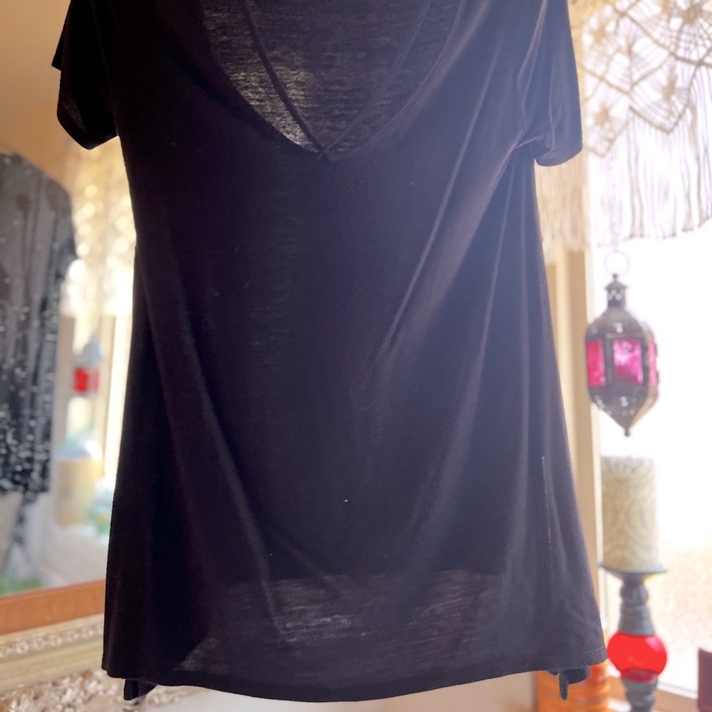 Black strappy Womens shirt Womens Medium